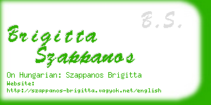 brigitta szappanos business card